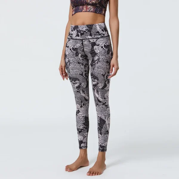 New 2025 HOT Seamless Print Yoga Pants